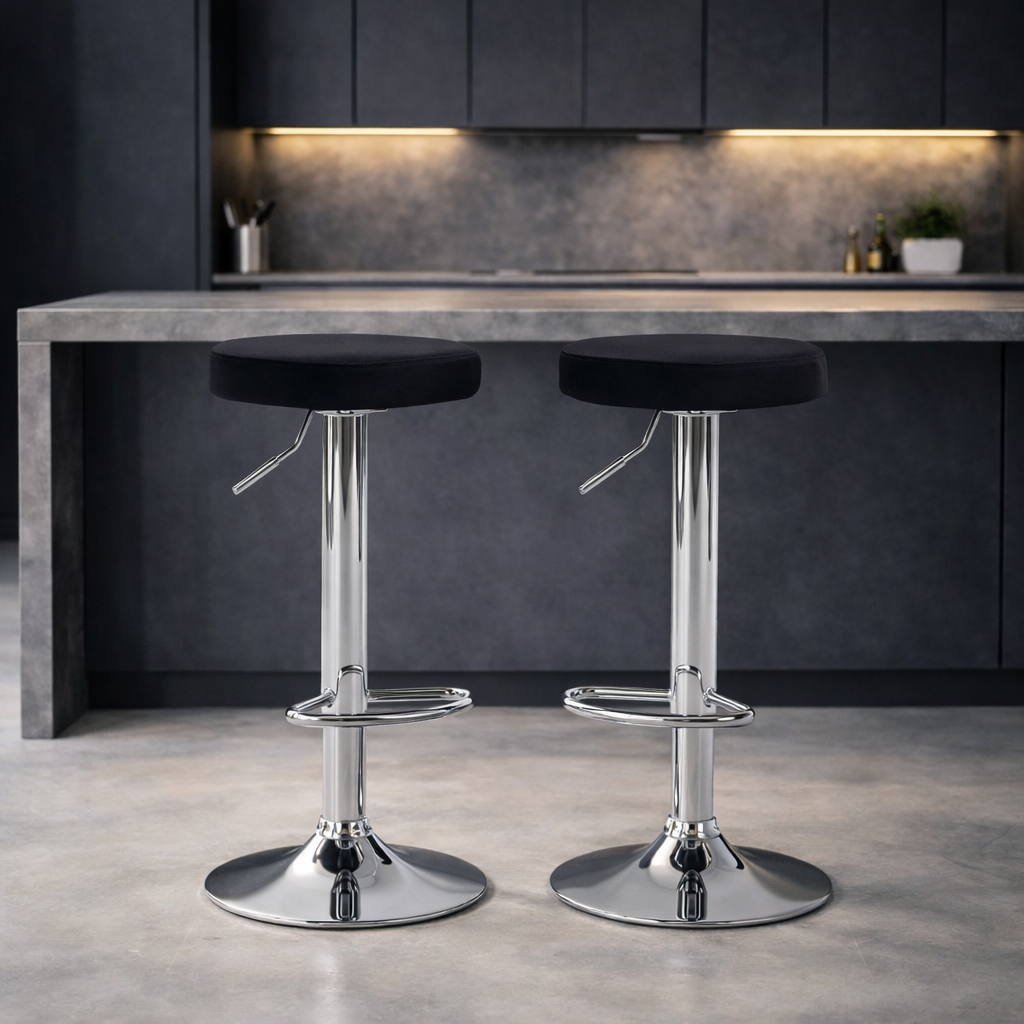 Tabouret de bar velours | Kyo
