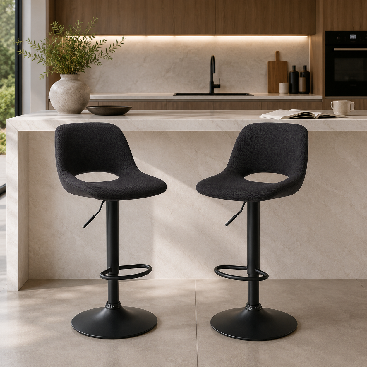 Tabouret de bar tissu | Camden