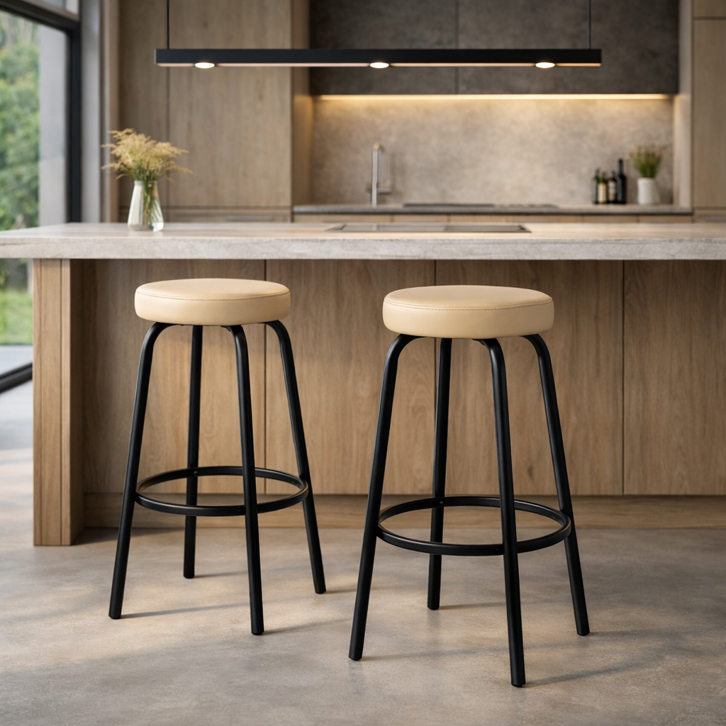 Tabouret de bar similicuir | Velor