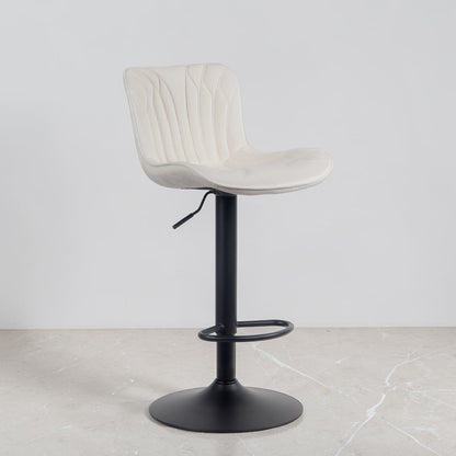 Tabouret de bar velours | Elara