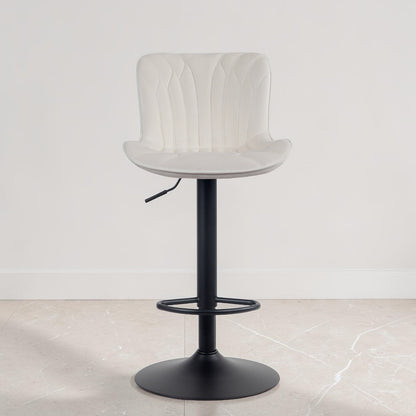 Tabouret de bar velours | Elara
