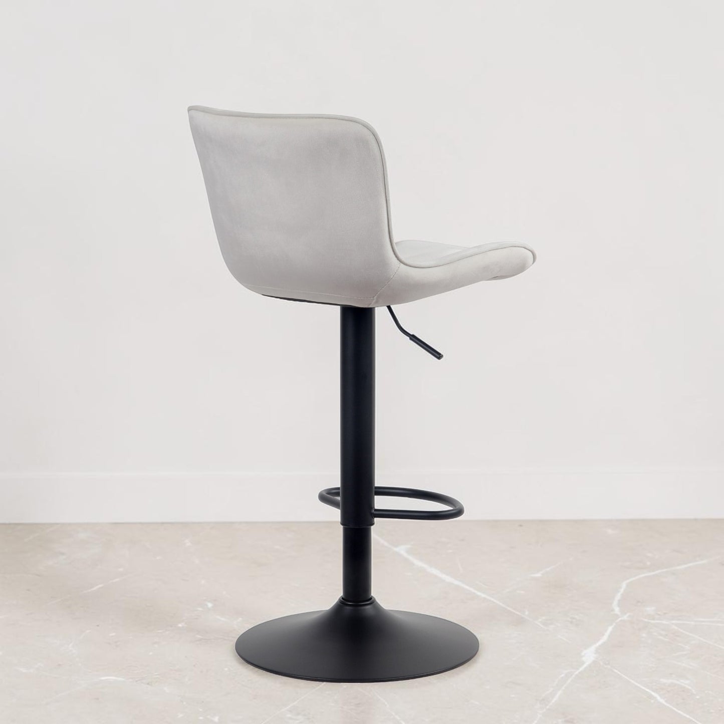 Tabouret de bar velours | Elara