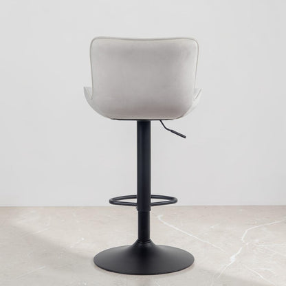 Tabouret de bar velours | Elara