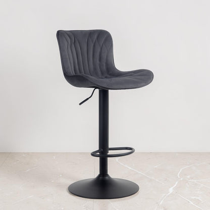 Tabouret de bar velours | Elara