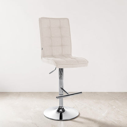 Tabouret de bar tissu | Tirian