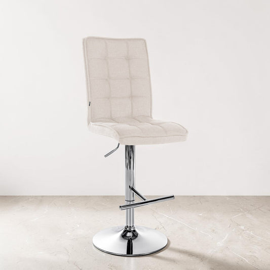 Tabouret de bar tissu | Tirian