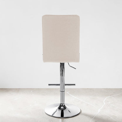 Tabouret de bar tissu | Tirian