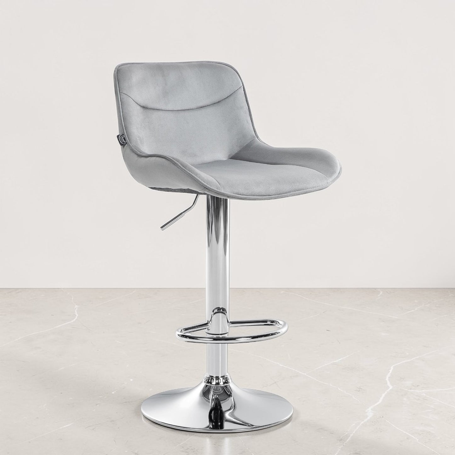 Tabouret de bar velours | Aviana