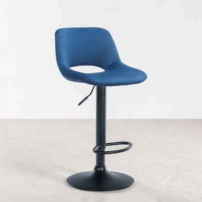 Tabouret de bar velours | Norvane