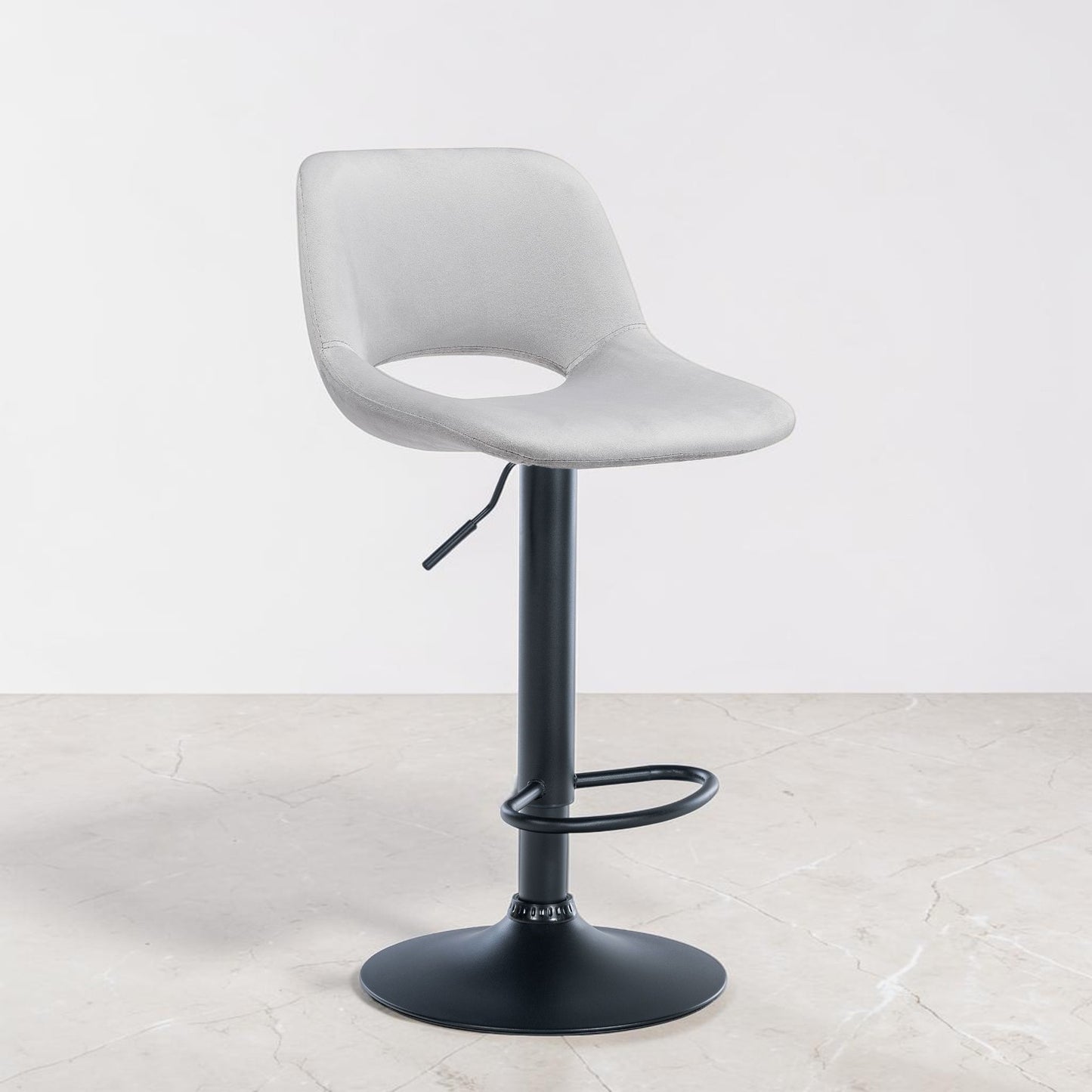Tabouret de bar velours | Norvane