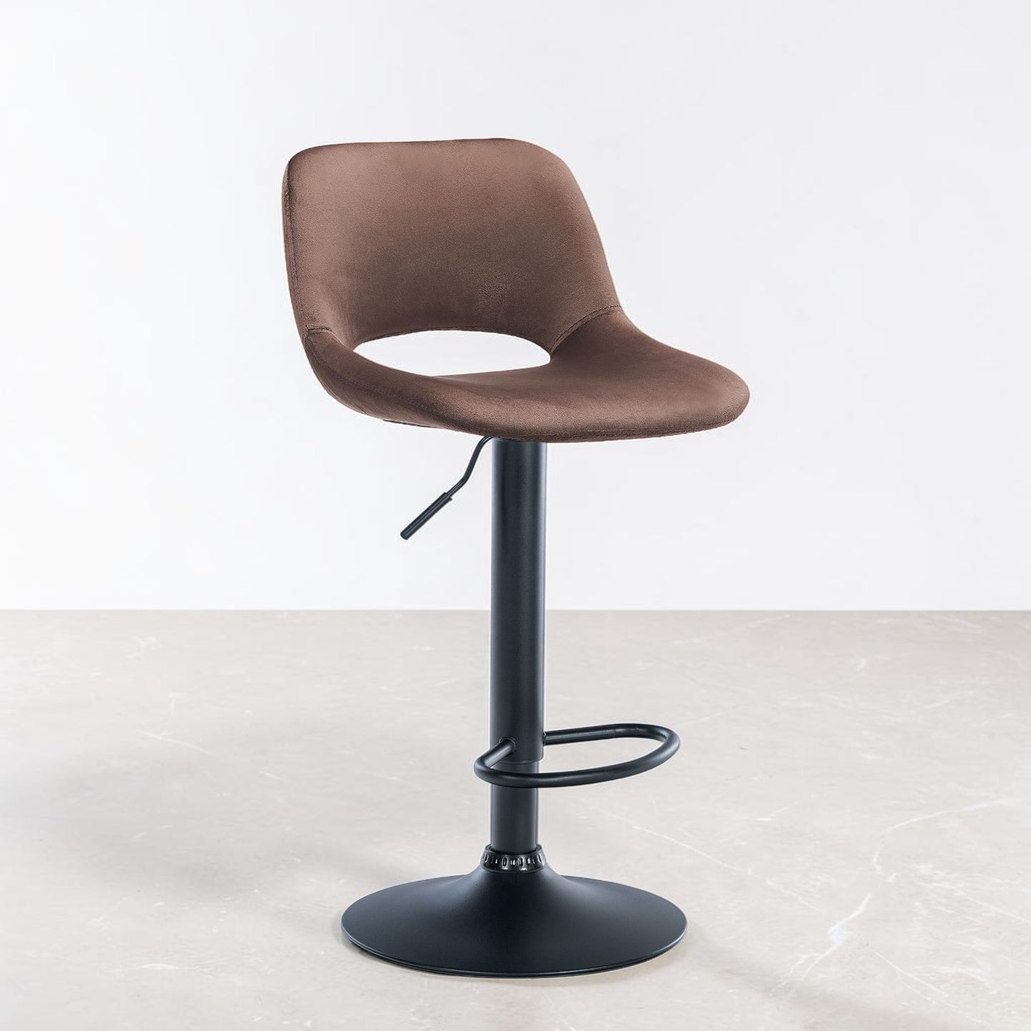 Tabouret de bar velours | Norvane