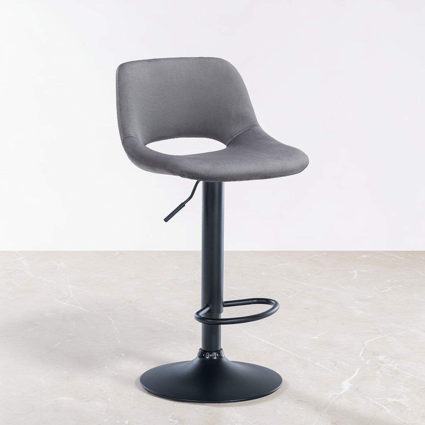 Tabouret de bar velours | Norvane