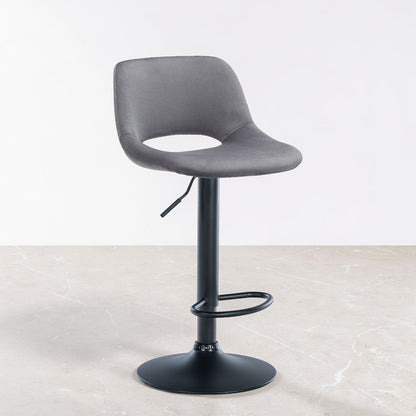 Tabouret de bar velours | Norvane