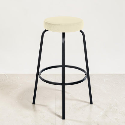 Tabouret de bar velours | Noreis