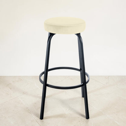 Tabouret de bar velours | Noreis