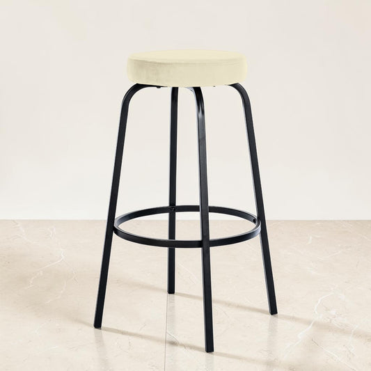 Tabouret de bar velours | Noreis