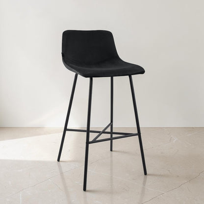Tabouret de bar velours | Dario