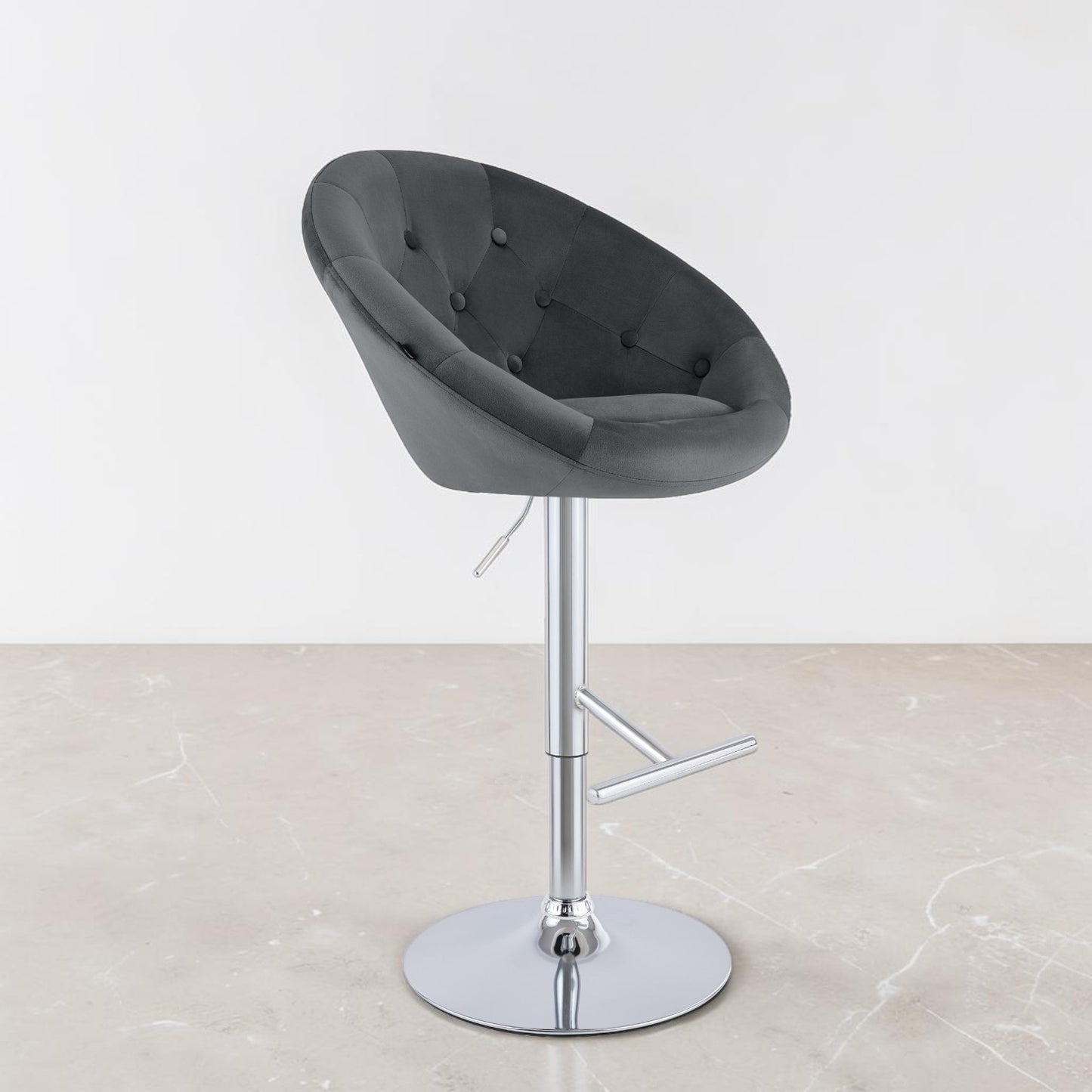 Tabouret de bar velours | Zurich