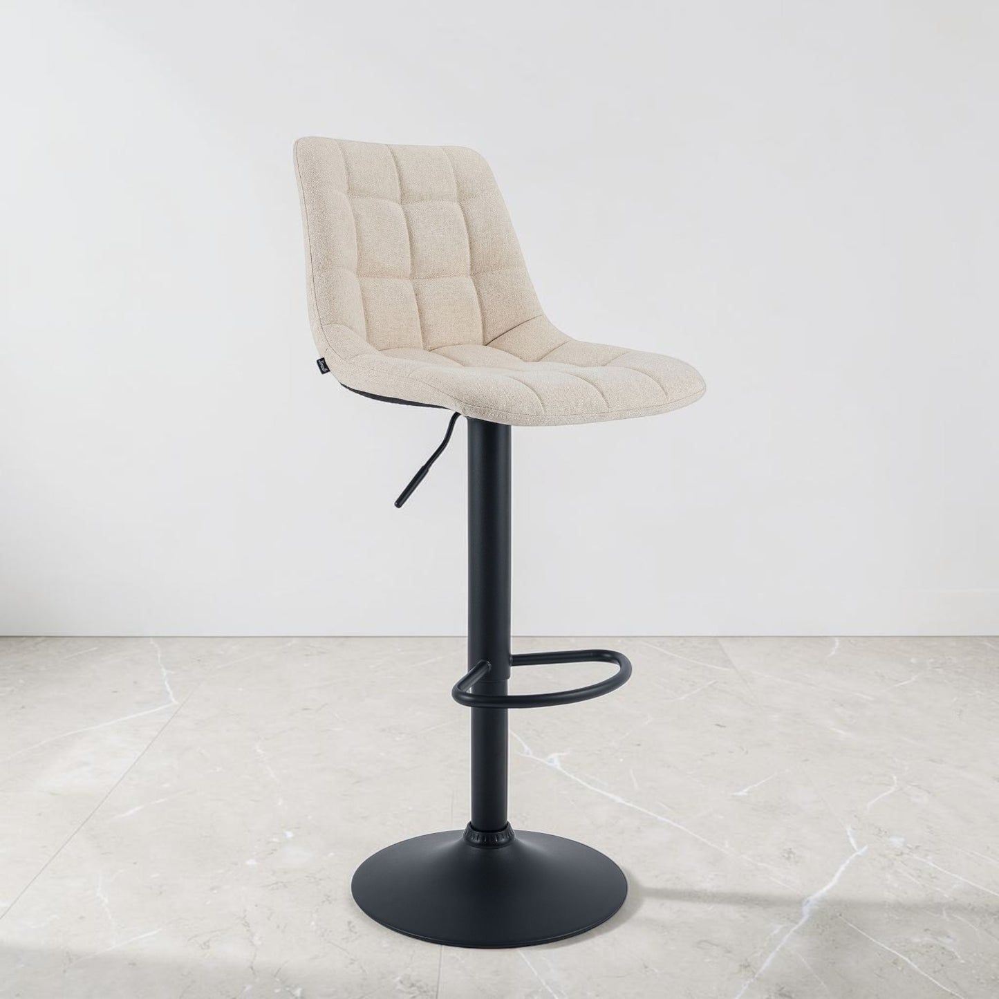 Tabouret de bar tissu | Aurelia