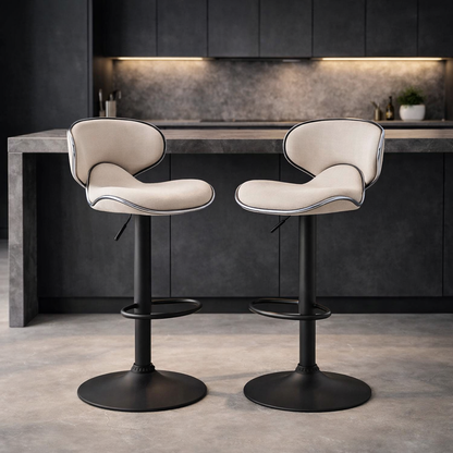 Tabouret de bar tissu | Oslo