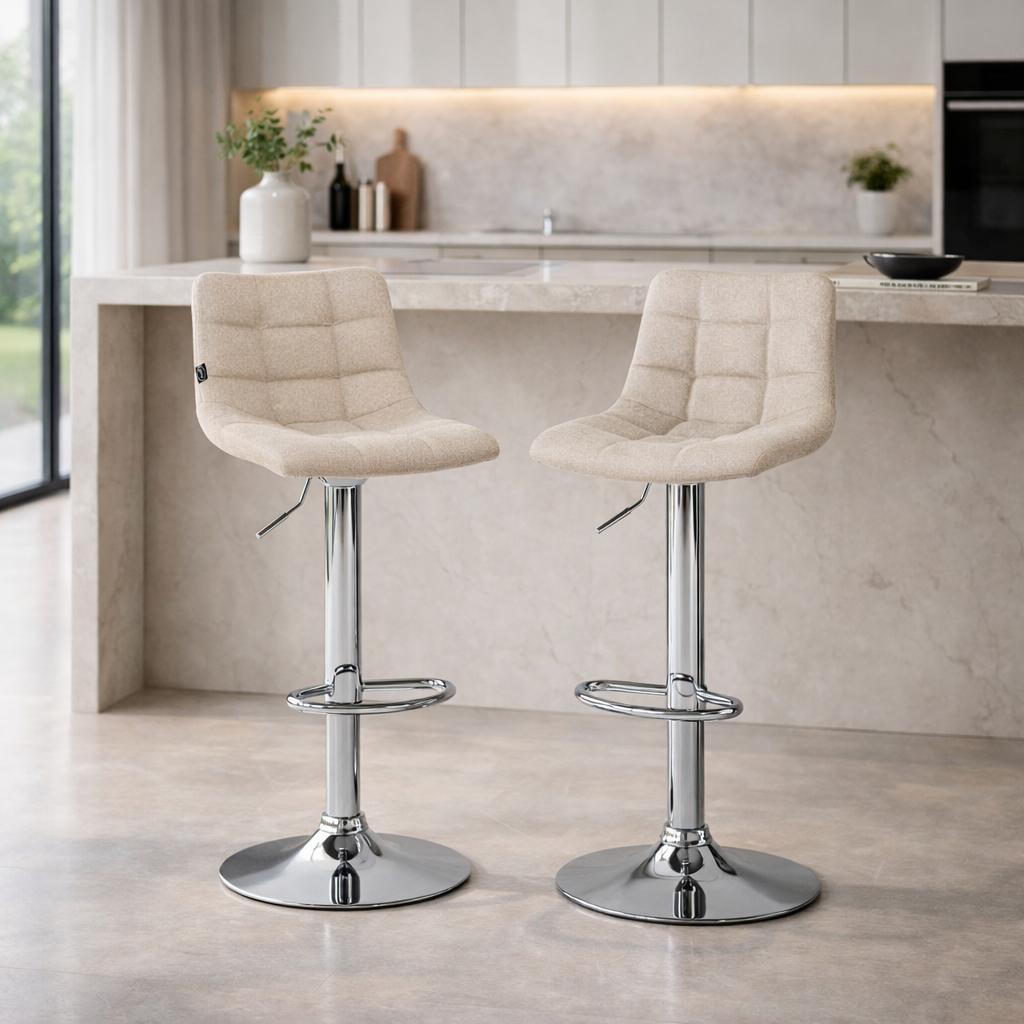 Tabouret de bar tissu | Oris