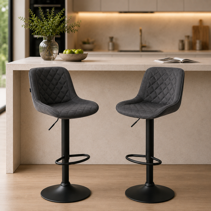 Tabouret de bar velours | Kaelis