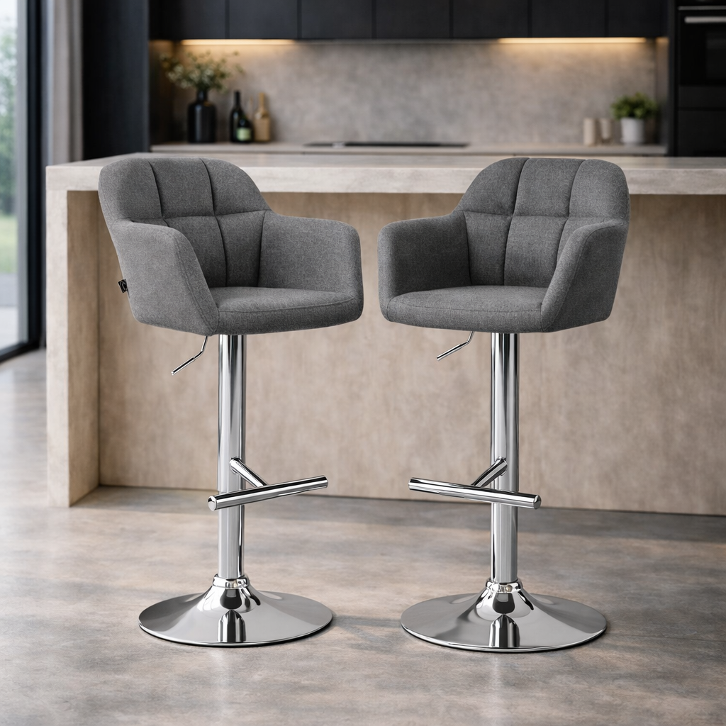 Tabouret de bar tissu | Elias