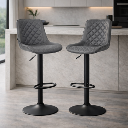 Tabouret de bar similicuir | Calista