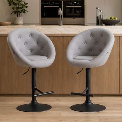 Tabouret de bar tissu | Velis