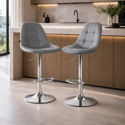 Tabouret de bar similicuir | Alven