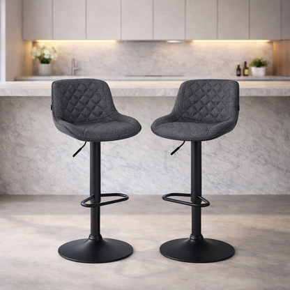 Tabouret de bar tissu | Noris