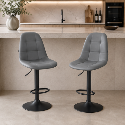 Tabouret de bar similicuir | Varel