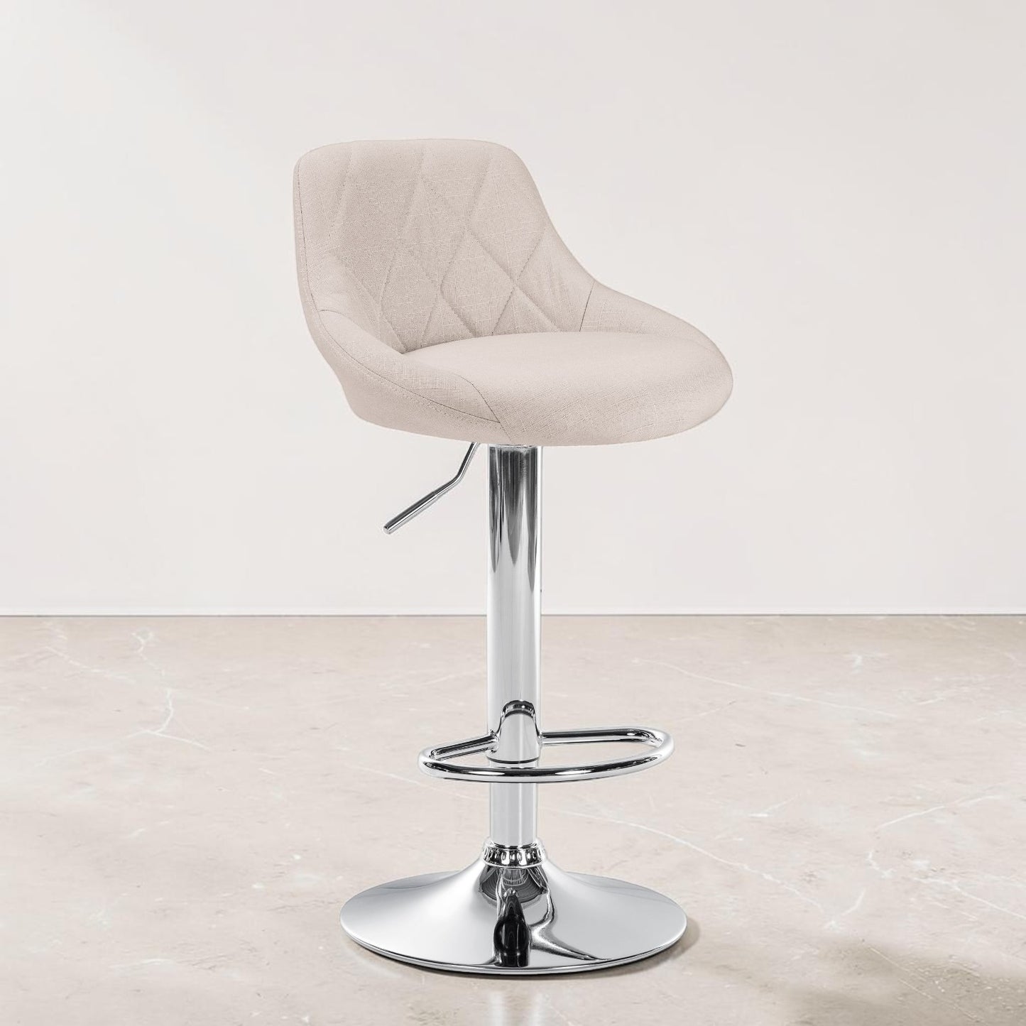 Tabouret de bar tissu | Lyra