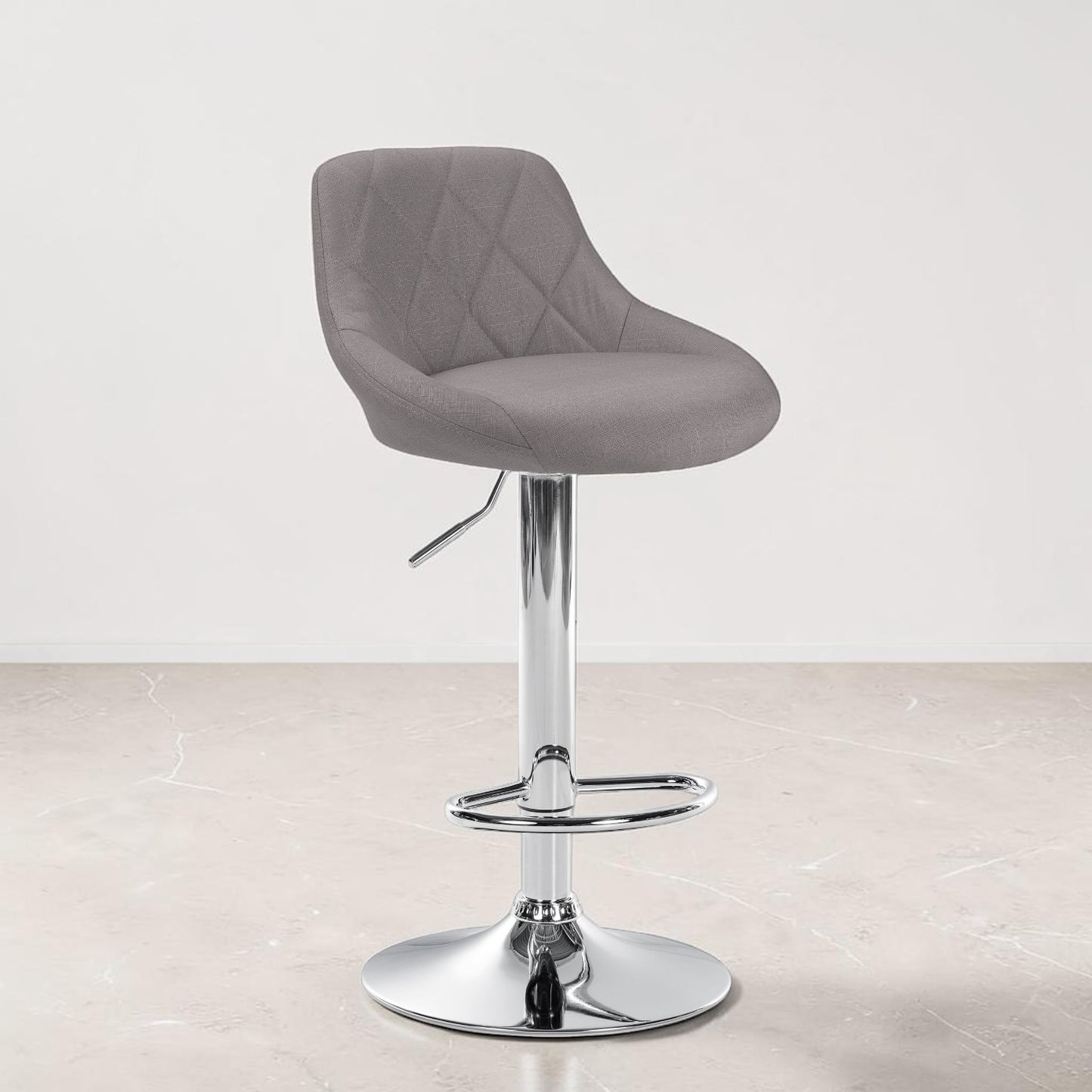 Tabouret de bar tissu | Lyra