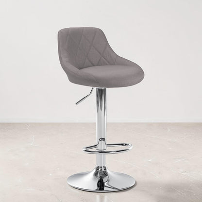 Tabouret de bar tissu | Lyra