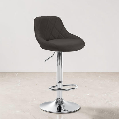 Tabouret de bar tissu | Lyra