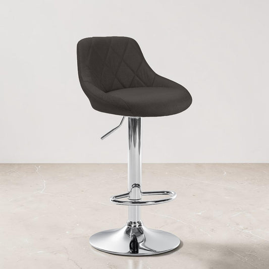Tabouret de bar tissu | Lyra