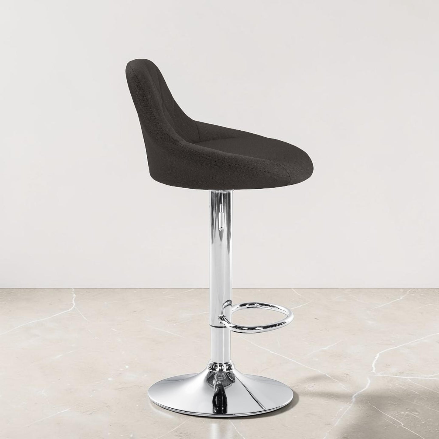 Tabouret de bar tissu | Lyra