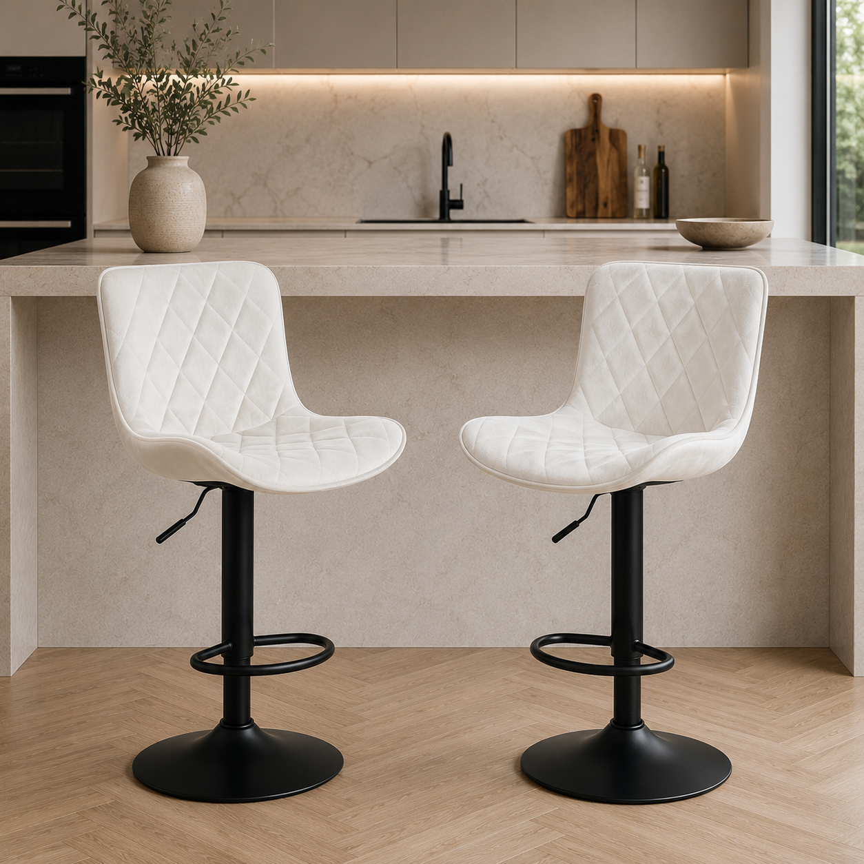 Tabouret de bar velours | Solven